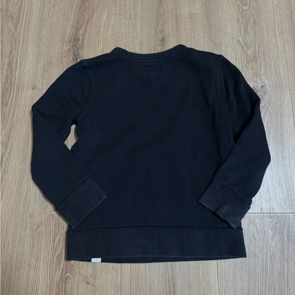 Gap X Star Wars Kids Crewneck Sweatshirt Size 6-7 Longsleeve Black Pullover